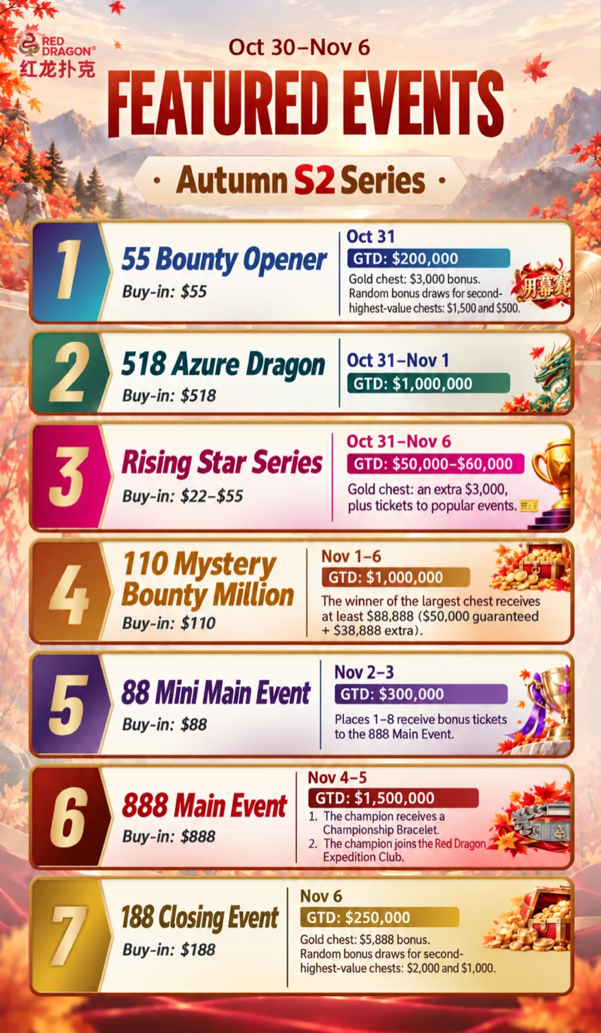 Autumn S2 Series event poster