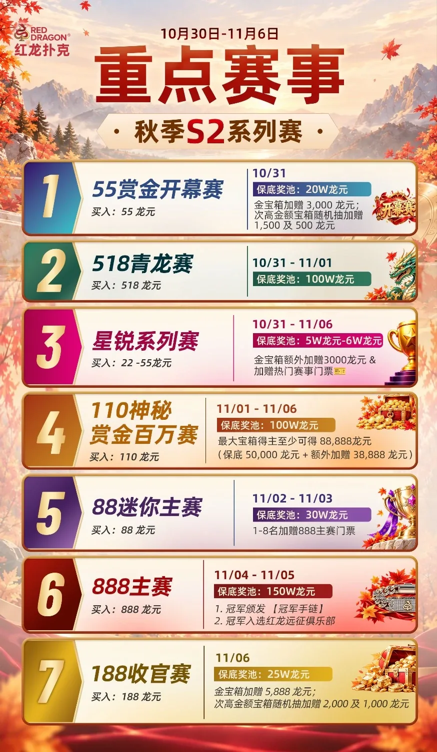 秋季S2系列赛活动海报