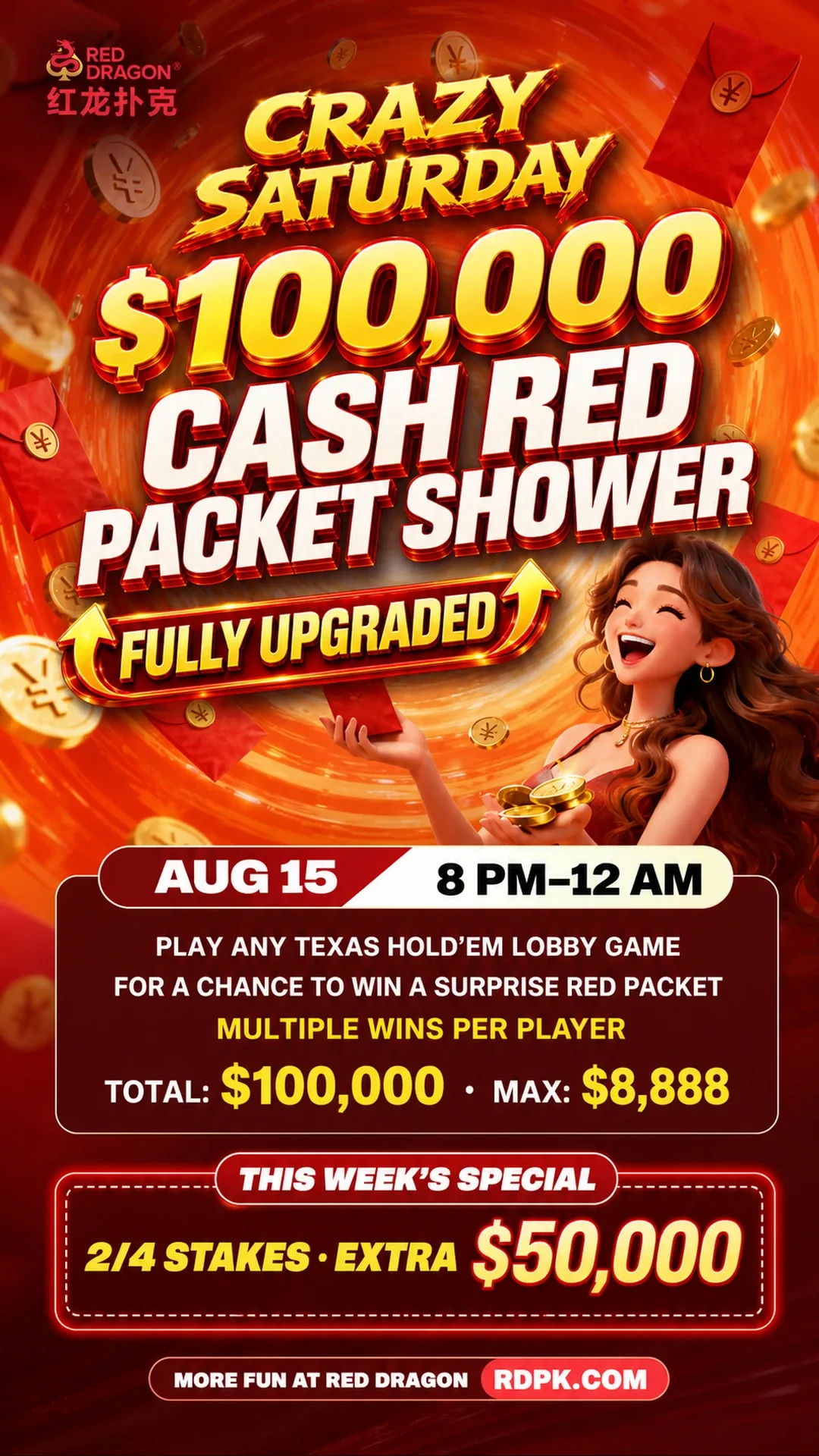 Crazy Saturday event poster